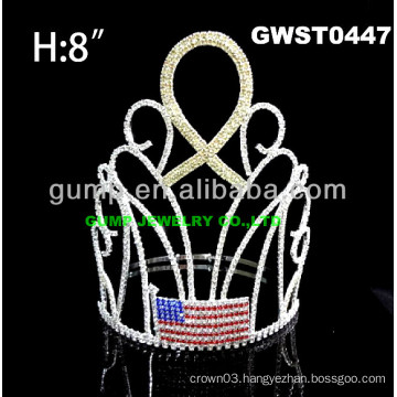 ribbon pageant tiara and crown